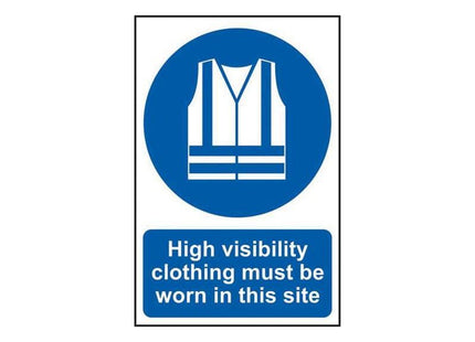 Scan High Visibility Jackets Must Be Worn In This Site - PVC Sign 200 x 300mm Scan - RockBottom Nothampton