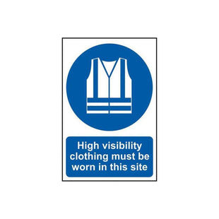 Scan High Visibility Jackets Must Be Worn In This Site - PVC Sign 200 x 300mm Scan - RockBottom Nothampton