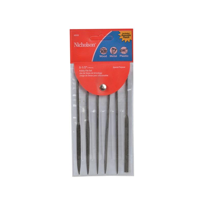 Crescent Nicholson® Red Wallet Needle Mini File Set 6 Piece 42030 Crescent Nicholson® - RockBottom Northampton