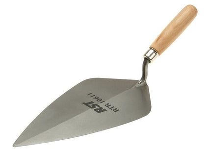 R.S.T. London Pattern Brick Trowel Wooden Handle 10in R.S.T. - RockBottom Nothampton