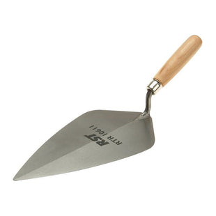 R.S.T. London Pattern Brick Trowel Wooden Handle 10in R.S.T. - RockBottom Nothampton