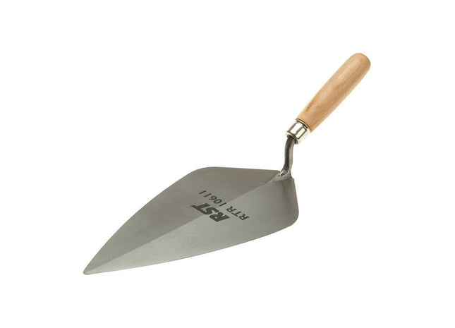 R.S.T. London Pattern Brick Trowel Wooden Handle 10in R.S.T. - RockBottom Nothampton