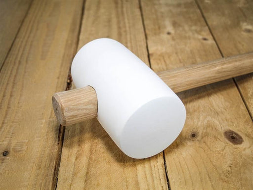 Faithfull FSC White Rubber Mallet 28oz Faithfull - RockBottom Northampton