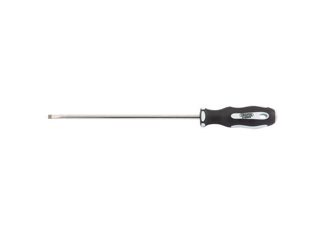 Draper Plain Slot Soft Grip Parallel Tip Screwdriver, 5.5 x 200mm 34975 Draper - Town Tools 