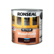 Ronseal 10 Year Woodstain Walnut 750ml Ronseal - RockBottom Nothampton