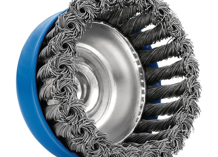 Draper Steel Twist-Knot Wire Cup Brush, 100mm, M14 41450 Draper - Town Tools 