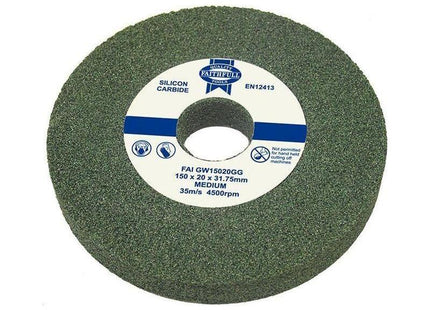 Faithfull General Purpose Grinding Wheel 150 x 16mm Green Grit Faithfull - RockBottom Northampton