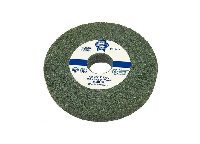 Faithfull General Purpose Grinding Wheel 150 x 16mm Green Grit Faithfull - RockBottom Northampton