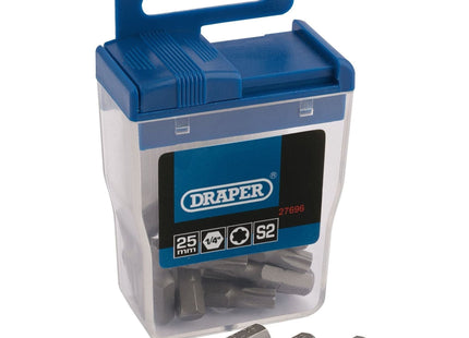 Draper TX-STAR Assorted Long Insert Bits, 25mm (20 Piece) 27696 Draper - Town Tools 