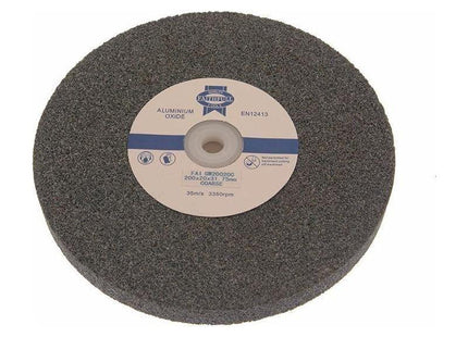 Faithfull General Purpose Grinding Wheel 200 x 20mm Medium Alox Faithfull - RockBottom Northampton