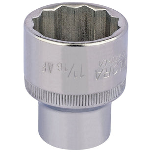 Draper Elora Bi-Hexagon Socket, 1/2" Sq. Dr., 1.1/16" 24484 Draper - Town Tools 