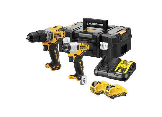 Dewalt Power Tools DCK2111L2T XR Brushless Sub-Compact Twin Pack 12V 2 x 3.0Ah Li-ion DeWALT Power Tools - RockBottom Northampton