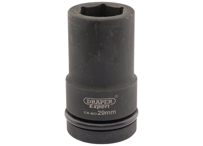 Draper Expert HI-TORQ 6 Point Deep Impact Socket, 1" Sq. Dr., 29mm Draper - Town Tools 
