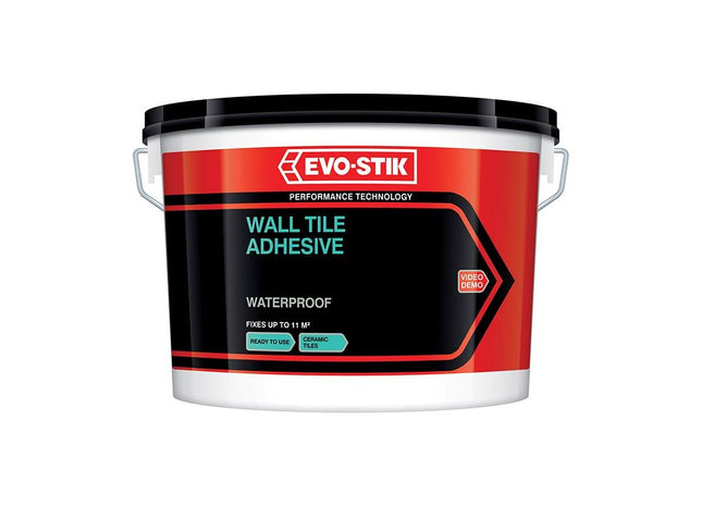 Evo-Stik Waterproof Wall Tile Adhesive 10 litre EVO-STIK - RockBottom Northamptin