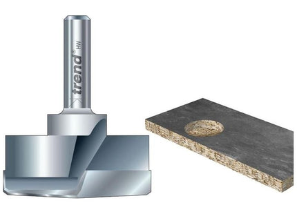 Trend T421/35 x 1/4 TCT Hinge Sinking Bit 35mm Diameter Trend - RockBottom Northampton