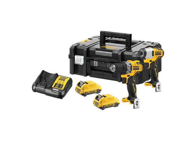 Dewalt Power Tools DCK2110L2 XR Brushless Sub-Compact Twin Pack 12V 2 x 3.0Ah Li-ion DeWALT Power Tools - RockBottom Northampton