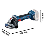 Bosch GWS 18V-7 Professional Angle Grinder 115mm 18V 2 x 4.0Ah Li-ion Bosch - RockBottom Northampton