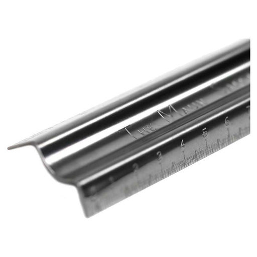 Maun Metal Safety Rule Metric 300mm Maun - RockBottom Northampton