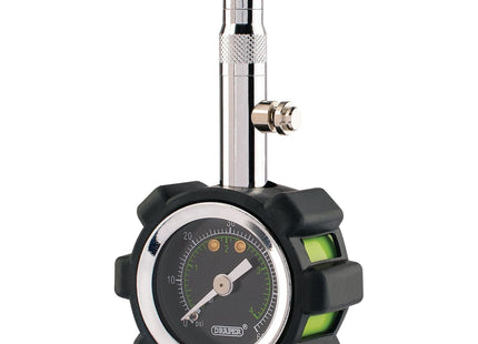 Draper Tyre Pressure Gauge TPGP, 0 - 60psi, 0 - 4 bar 91365 Draper - Town Tools 