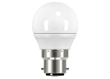 Energizer® LED BC (B22) Opal Golf Non-Dimmable Bulb, Warm White 470 lm 5.2W Energizer® - RockBottom Northamptin