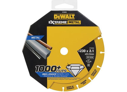 Dewalt Power Tools Extreme Metal Cut Off Saw Blade 230 x 22.23 x 2.10mm DeWALT Power Tools - RockBottom Northampton