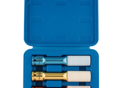 Draper Long Reach Wheel Nut Socket for Alloy Wheels, 1/2" Sq. Dr. (3 Piece) Draper - Town Tools 