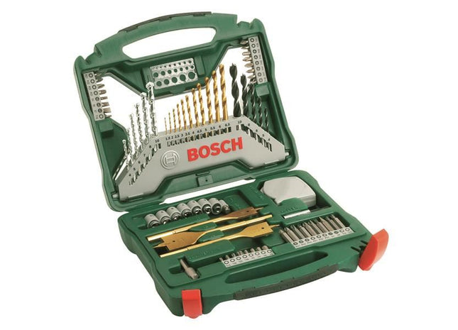 Bosch Powertool Accessories X-Line Titanium Drill and Screwdriver Bit Set, 70 Piece Bosch Powertool Accessories - RockBottom Northampton
