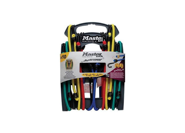 Master Lock Twin Wire™ Bungee Organiser 10 Piece Master Lock - RockBottom Northampton
