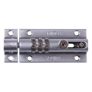 Squire CombiBolt 3 Re-Codable Locking Bolt Chrome 92mm Squire - RockBottom Nothampton