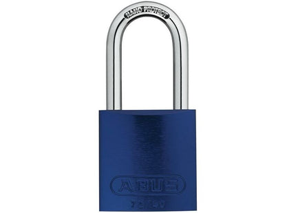 Abus Mechanical 72/40mm Aluminium Padlock 40mm Long Shackle Blue Keyed Alike TT60121 ABUS Mechanical - RockBottom Northampton 