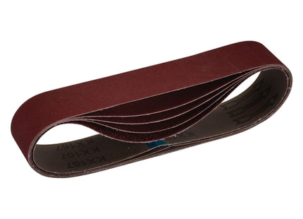 Draper Cloth Sanding Belt, 50 x 686mm, Assorted Grit (Pack of 5) 09220 Draper - Town Tools 