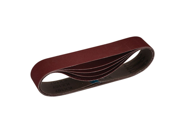 Draper Cloth Sanding Belt, 50 x 686mm, Assorted Grit (Pack of 5) 09220 Draper - Town Tools 