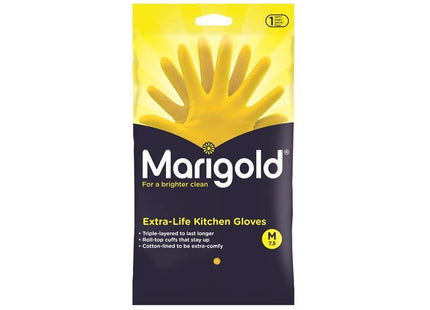 Marigold Extra-Life Kitchen Gloves - Medium (6 Pairs) Marigold - RockBottom Northampton