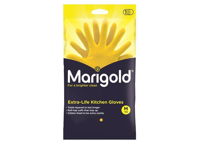 Marigold Extra-Life Kitchen Gloves - Medium (6 Pairs) Marigold - RockBottom Northampton