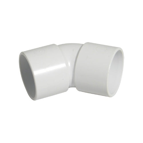 Floplast ABS solvent weld 135 degree obtuse bend 32mm white WS18