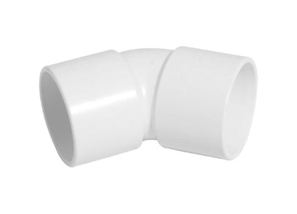 Floplast ABS solvent weld 135 degree obtuse bend 40mm white WS19