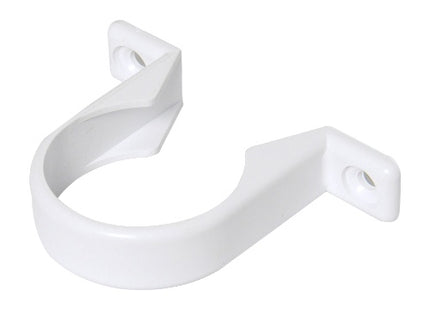 Floplast ABS pipeclip 40mm white WS35