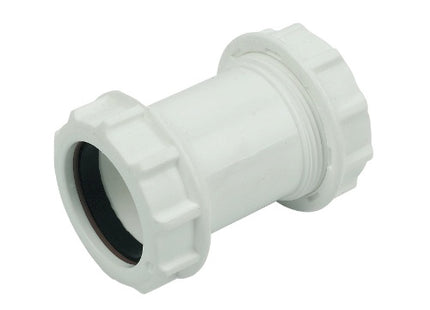Floplast white compression waste coupling 40mm WC08
