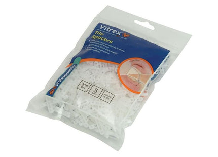Vitrex Floor Tile Spacers 5mm (Pack 250) Vitrex - RockBottom Northampton