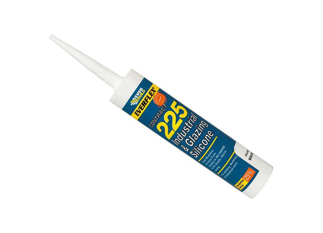 Everbuild Sika Everflex® 225 Industrial & Glazing Silicone Black 295ml Everbuild Sika - RockBottom Northamptin