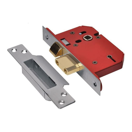 Union StrongBOLT 2205S 5 Lever Mortice Sashlock Stainless Steel 68mm 2.5in Visi UNION - RockBottom Northampton