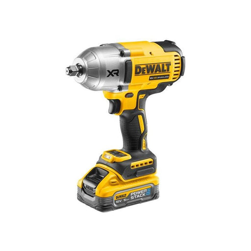 Dewalt Power Tools DCF900H2T POWERSTACK™ Impact Wrench 18V 2 x 5.0Ah Li-ion DeWALT Power Tools - RockBottom Northampton