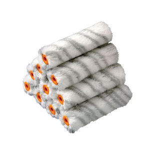 Stanley® Hand Tools Medium Pile Silver Stripe Sleeve 100mm (4in) 10 Pack STANLEY® Hand Tools - RockBottom Nothampton