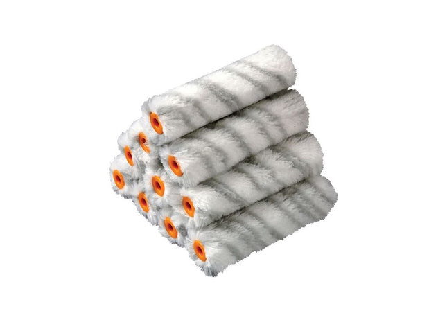 Stanley® Hand Tools Medium Pile Silver Stripe Sleeve 100mm (4in) 10 Pack STANLEY® Hand Tools - RockBottom Nothampton