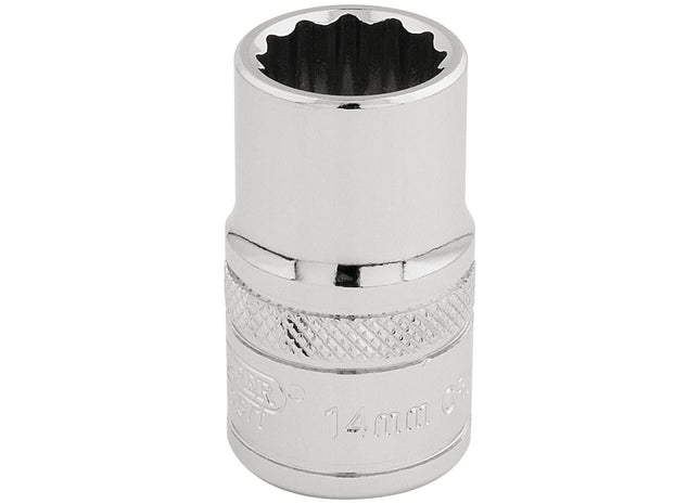 Draper HI-TORQ 12 Point Socket, 1/2" Sq. Dr., 14mm 33125 Draper - Town Tools 
