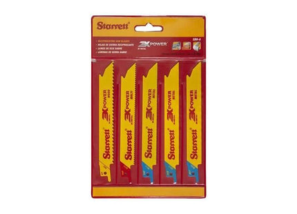 Starrett SB6-A Reciprocating Blade Kit (Pack 5) Starrett - RockBottom Nothampton