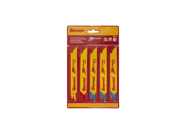 Starrett SB6-A Reciprocating Blade Kit (Pack 5) Starrett - RockBottom Nothampton