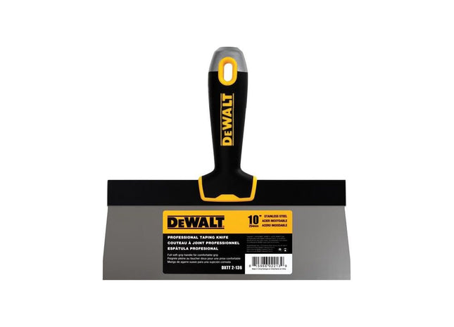 Dewalt Drywall Soft Grip Taping Knife 250mm (10in) DEWALT Drywall - RockBottom Northampton