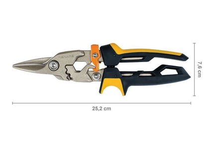 Fiskars PowerGear™ Aviation Snips Straight Cut 250mm (10in) Fiskars - RockBottom Northampton