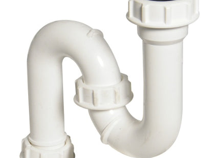 Floplast white S trap 38mm seal x 32mm TS33